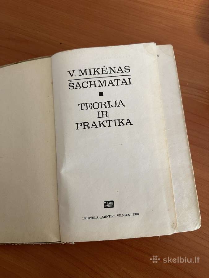 V. Mikėnas Šachmatai (1968 m.) - nuotraukos Nr. 2