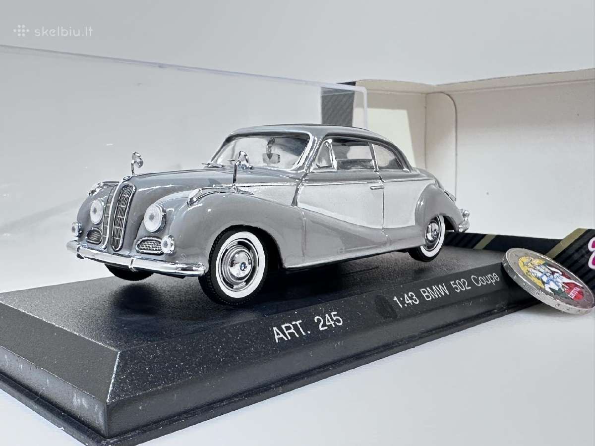 Bmw 502 Coupe pilka 1:43 Detail Cars