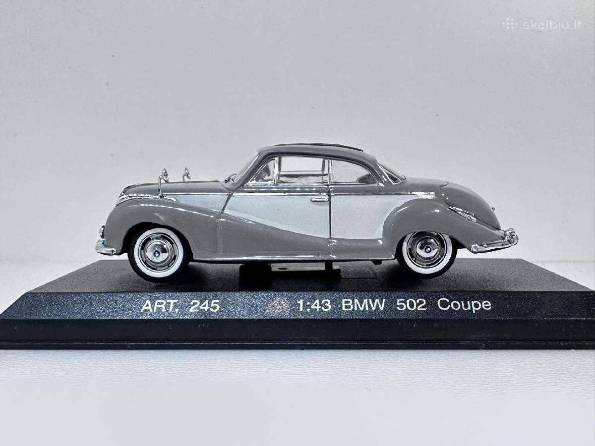 Bmw 502 Coupe pilka 1:43 Detail Cars - nuotraukos Nr. 4