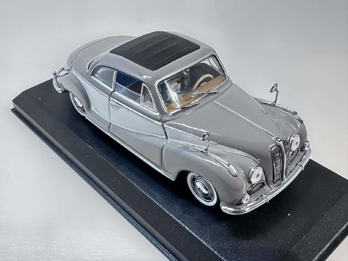 Bmw 502 Coupe pilka 1:43 Detail Cars - nuotraukos Nr. 6