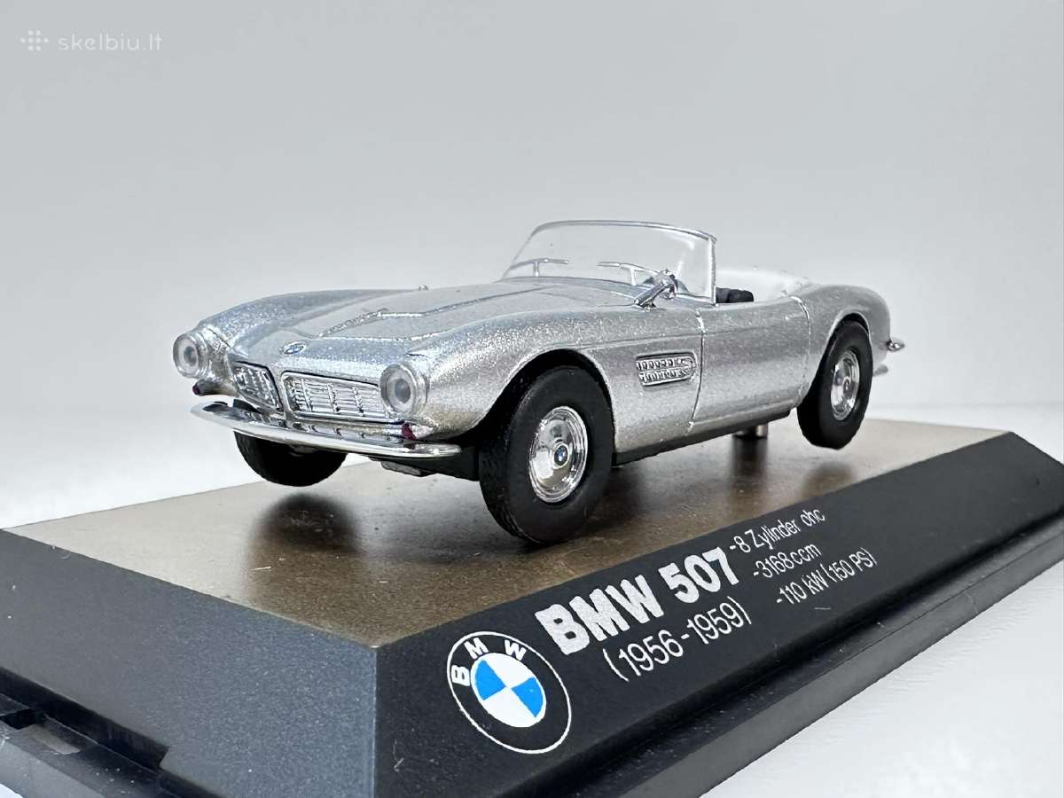 Bmw 507 1956-1959 pilka 1:43 Schuco - nuotraukos Nr. 3