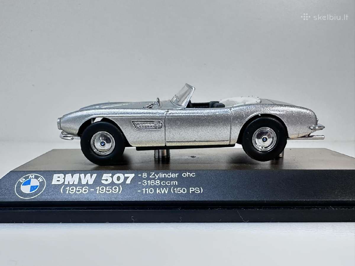 Bmw 507 1956-1959 pilka 1:43 Schuco - nuotraukos Nr. 4
