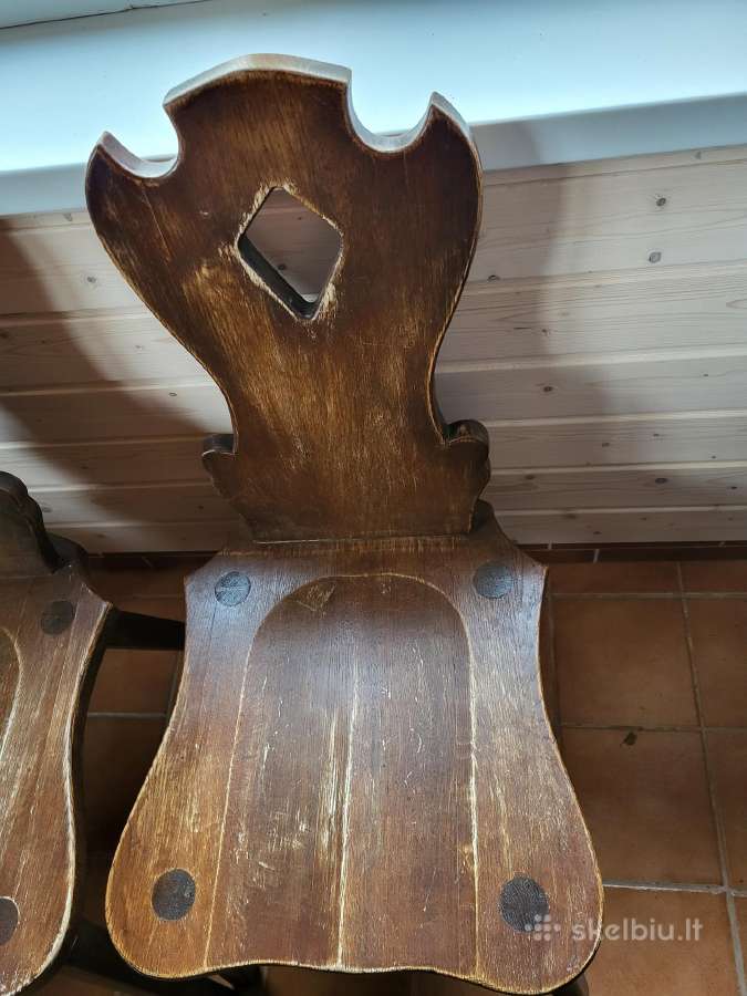 Ąžuolinis stalas su kėdėmis parduodu arba keičiu - nuotraukos Nr. 4
