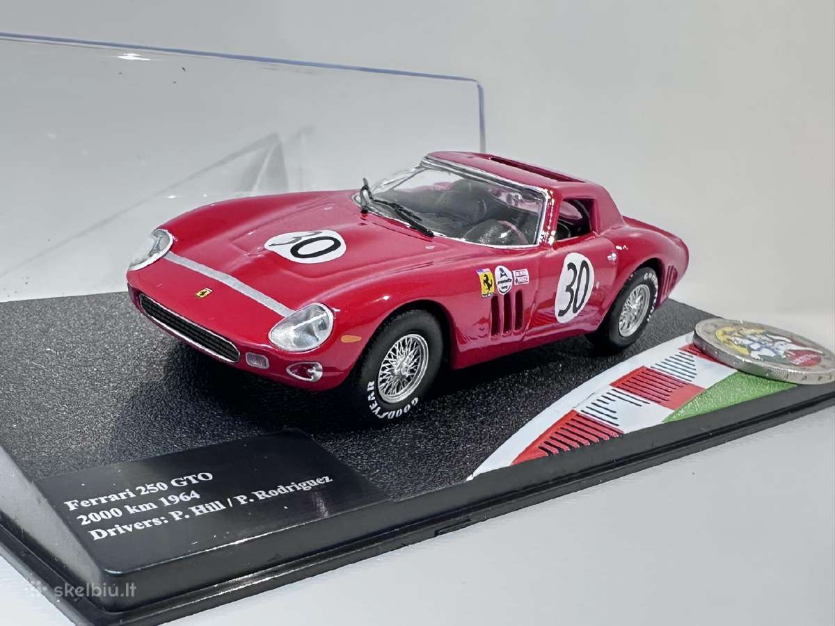 Ferrari 250 Gto 2000km 1964 #30 raudona 1:43 Ferra