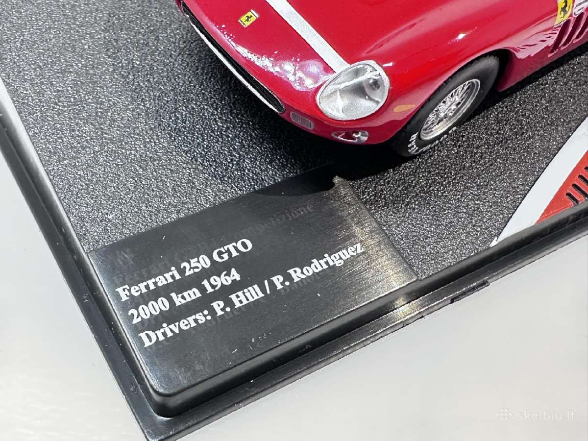 Ferrari 250 Gto 2000km 1964 #30 raudona 1:43 Ferra - nuotraukos Nr. 7
