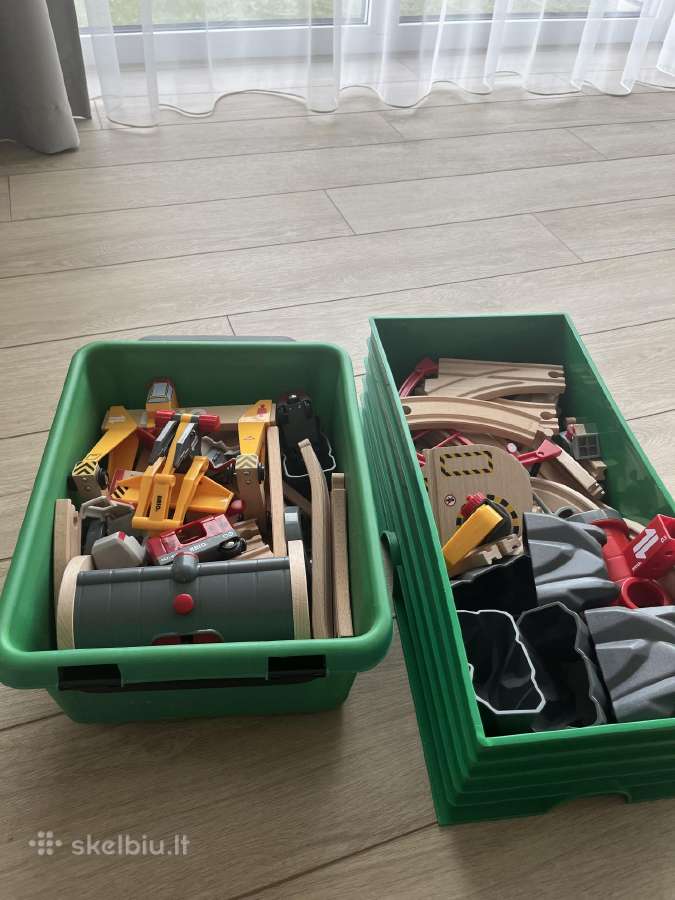 Du Brio traukinių rinkiniai + 16 papildomų dalių - nuotraukos Nr. 3