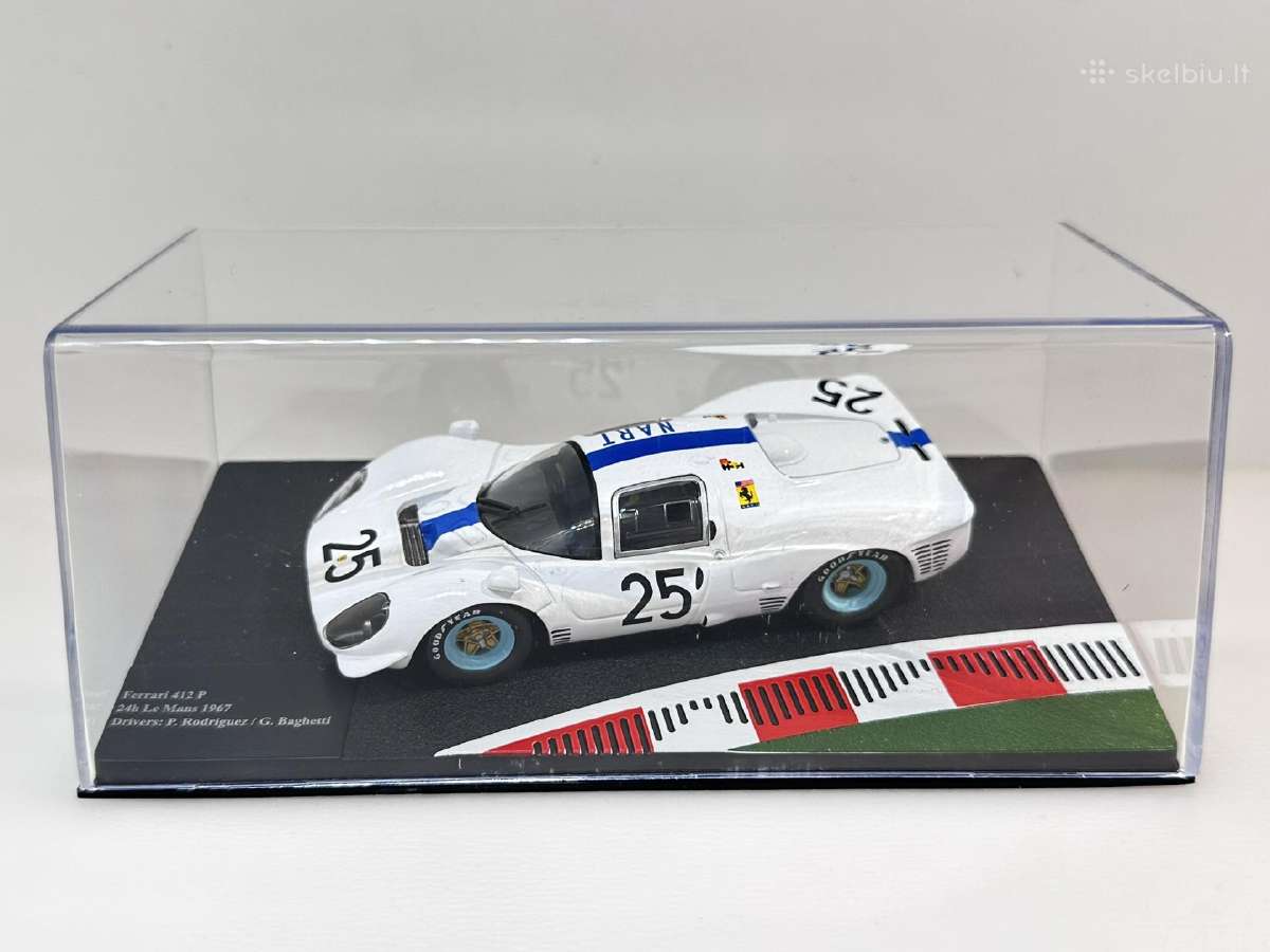 Ferrari 412 P 24h Le Mans 1967 #25 balta 1:43 Ferr - nuotraukos Nr. 3