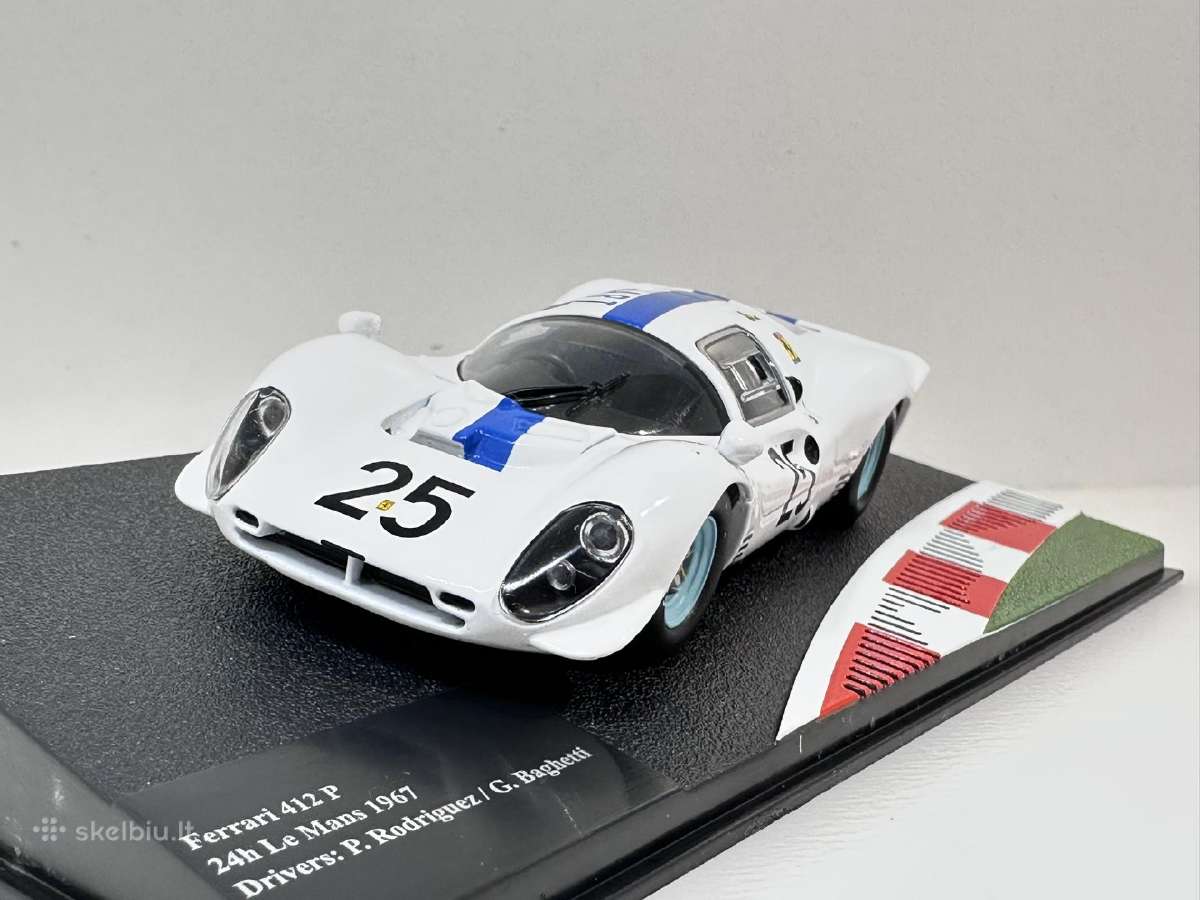 Ferrari 412 P 24h Le Mans 1967 #25 balta 1:43 Ferr - nuotraukos Nr. 4