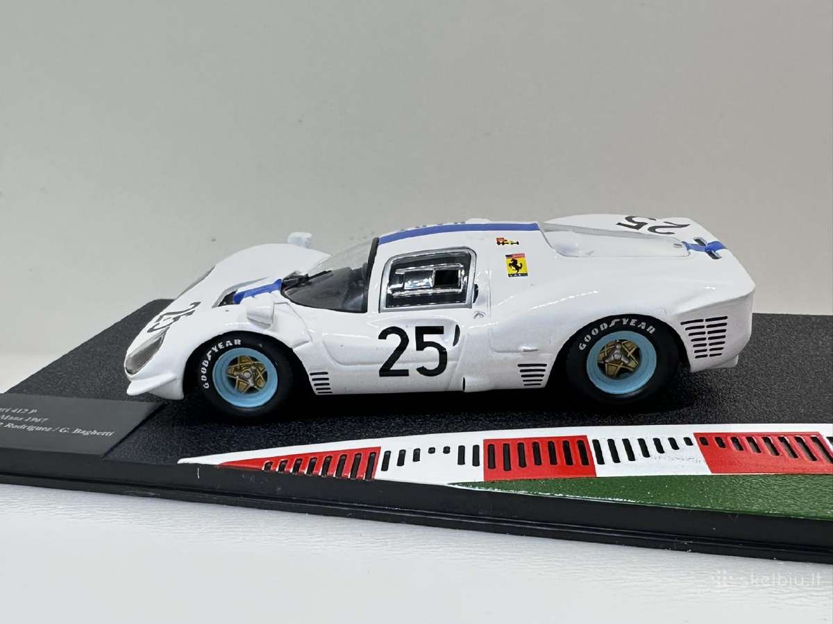 Ferrari 412 P 24h Le Mans 1967 #25 balta 1:43 Ferr - nuotraukos Nr. 5