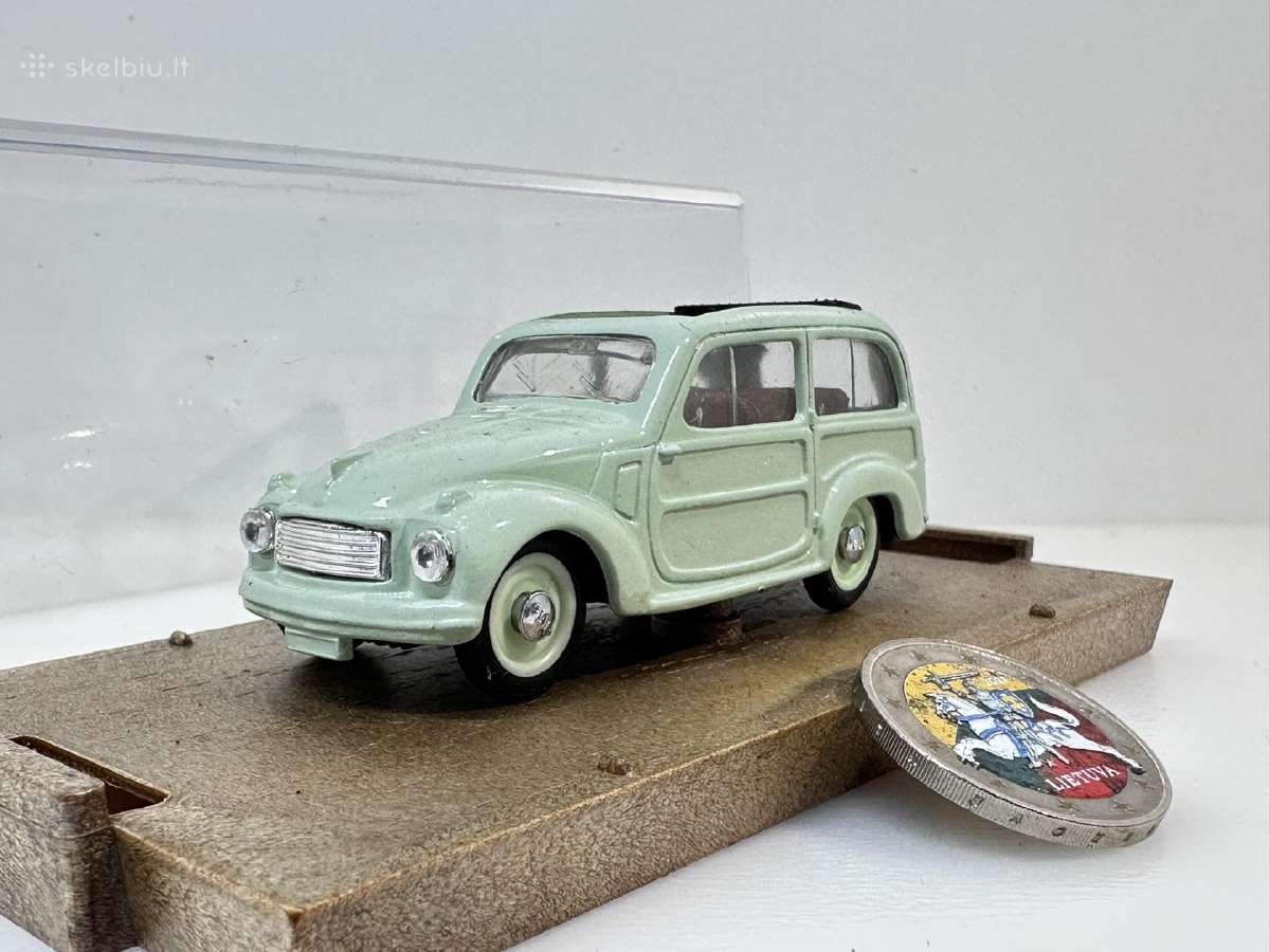 Fiat 500c Belvedere 1951-1955 žalia 1:43 Brumm