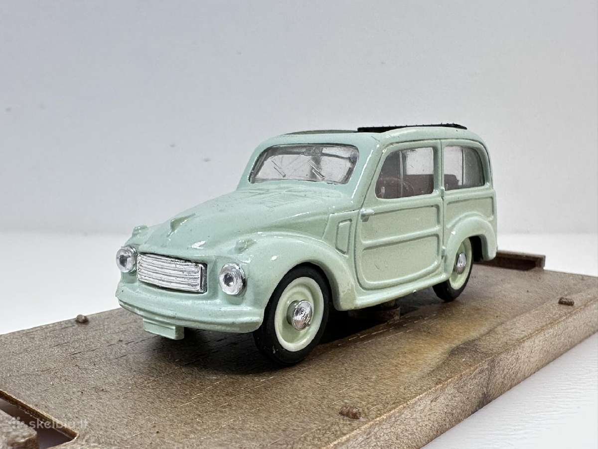 Fiat 500c Belvedere 1951-1955 žalia 1:43 Brumm - nuotraukos Nr. 4