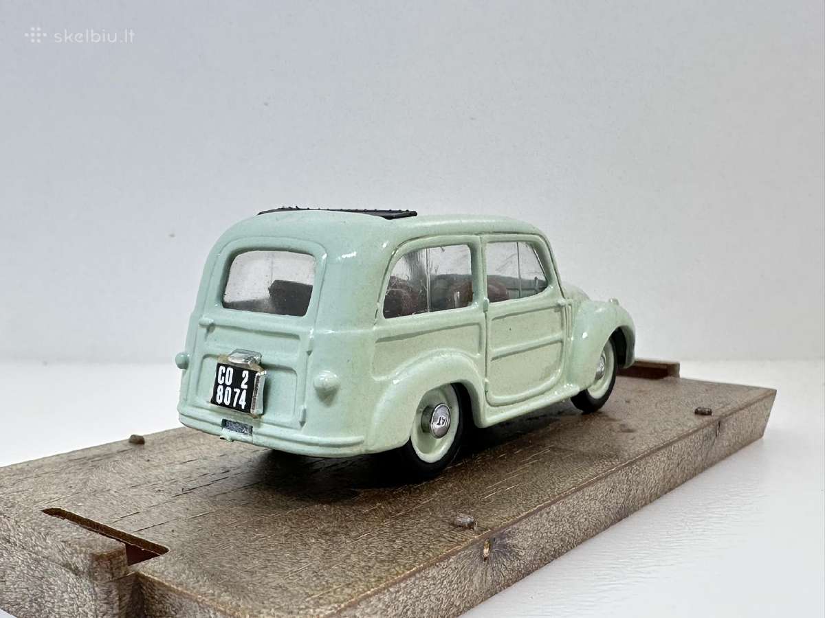 Fiat 500c Belvedere 1951-1955 žalia 1:43 Brumm - nuotraukos Nr. 6