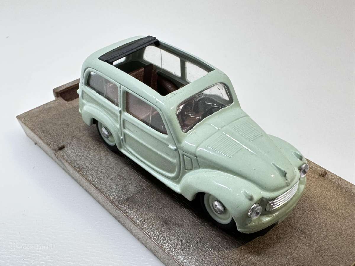 Fiat 500c Belvedere 1951-1955 žalia 1:43 Brumm - nuotraukos Nr. 7