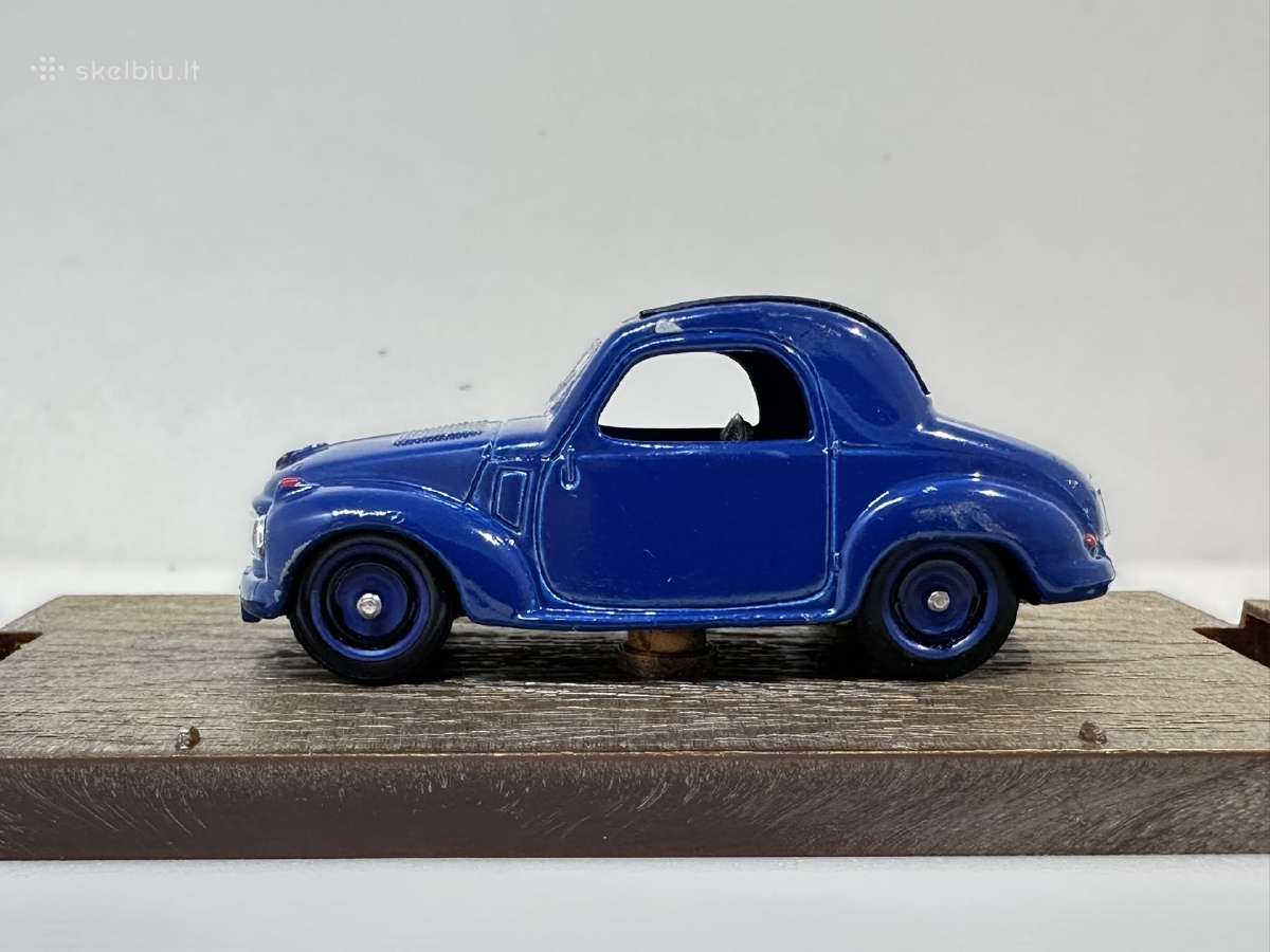 Fiat 500c Topolino 1949-1955 mėlyna 1:43 Brumm - nuotraukos Nr. 4