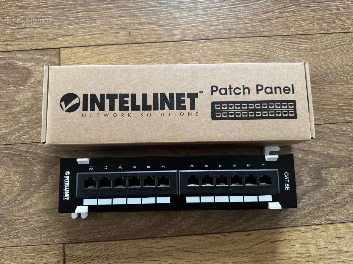 Intellinet 12 Port Patch Panel 10 1u Cat5e Utp