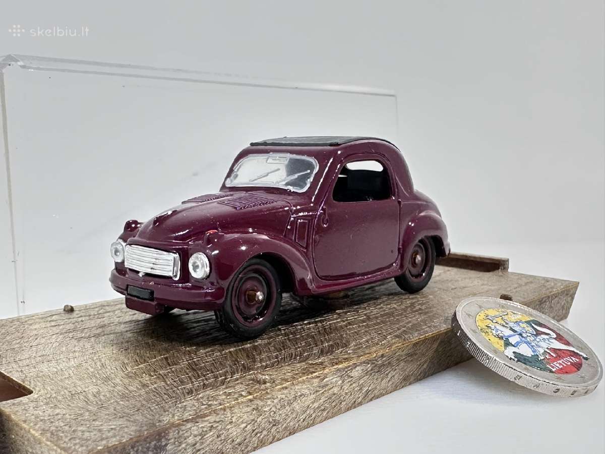 Fiat 500c Topolino 1949–1955 vyšninė 1:43 Brumm
