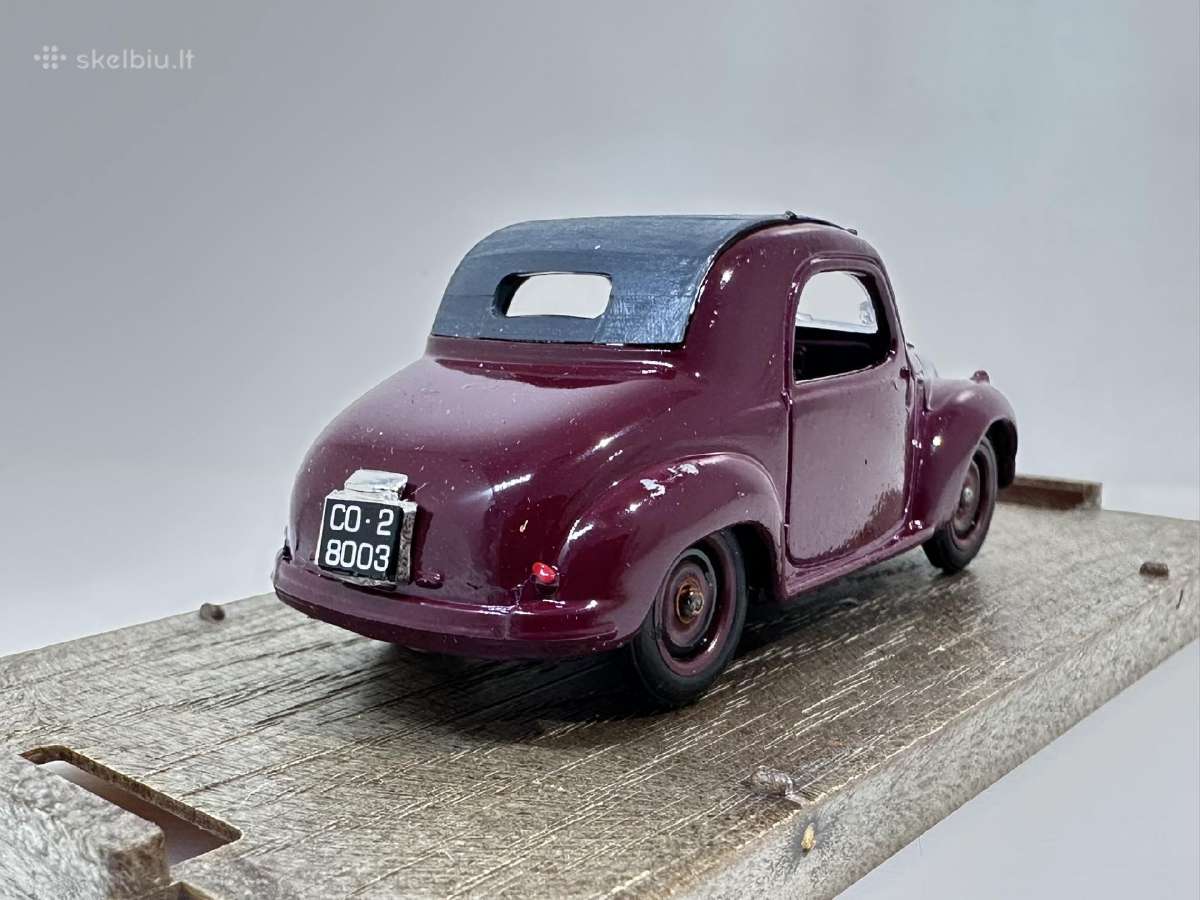 Fiat 500c Topolino 1949–1955 vyšninė 1:43 Brumm - nuotraukos Nr. 5