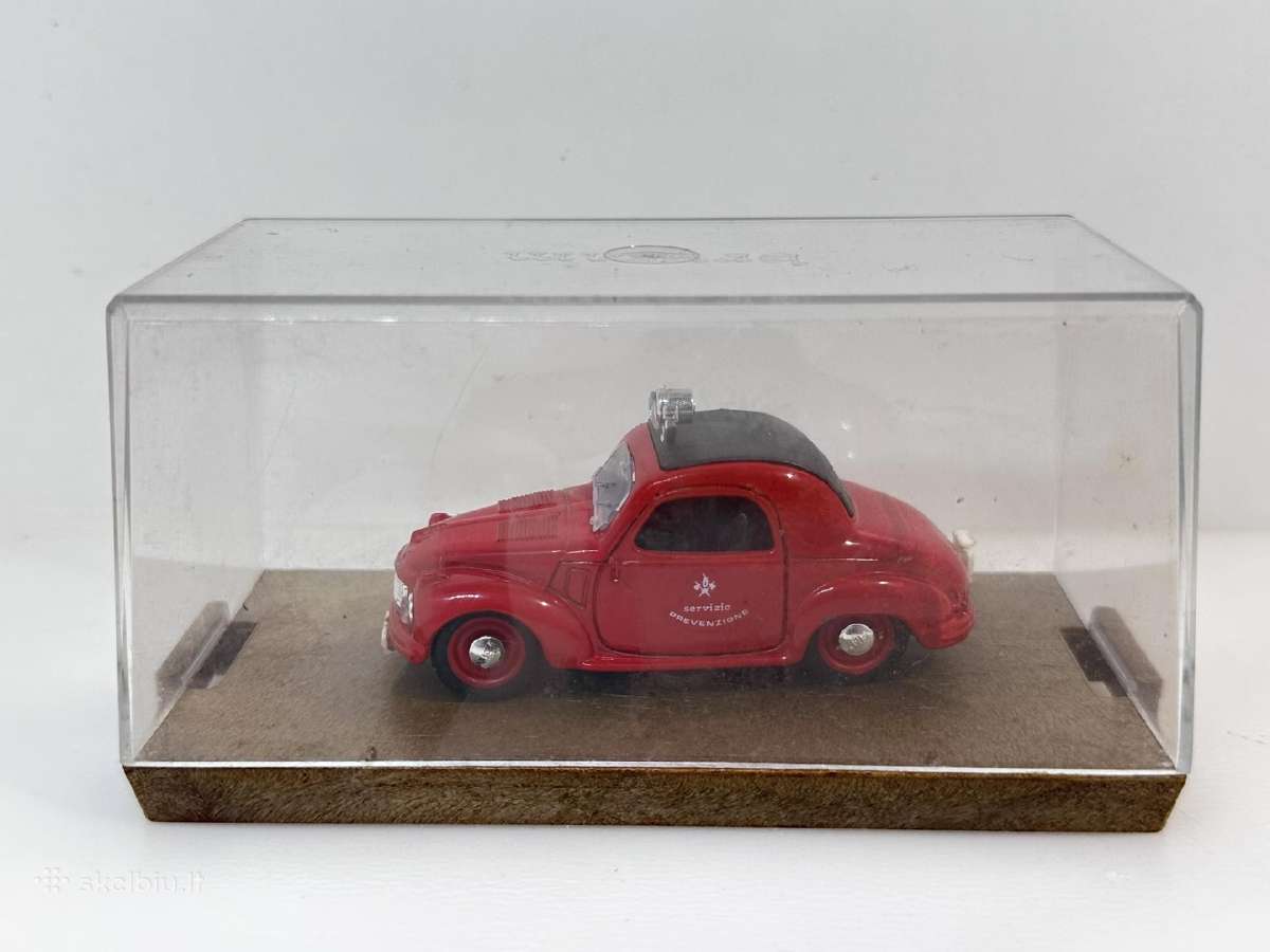 Fiat 500c Topolino Vigili del Fuoco gaisrinė raudo - nuotraukos Nr. 2