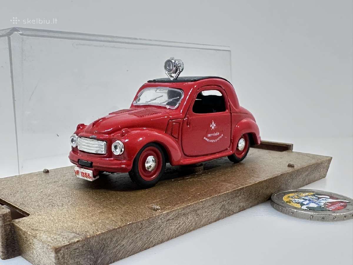 Fiat 500c Topolino Vigili del Fuoco gaisrinė raudo