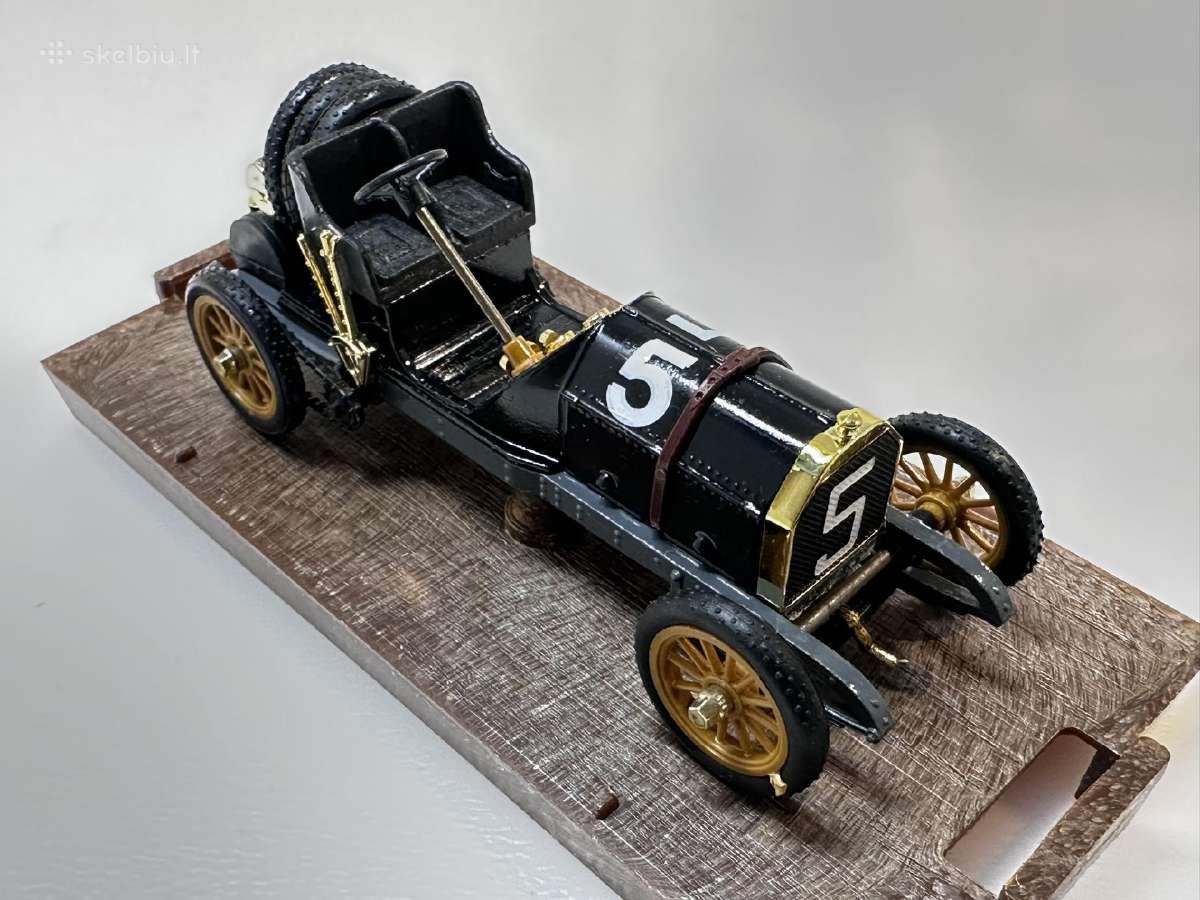 Fiat Gordon Bennet 100hp Corsa 1905 #5 juoda 1:43 - nuotraukos Nr. 6
