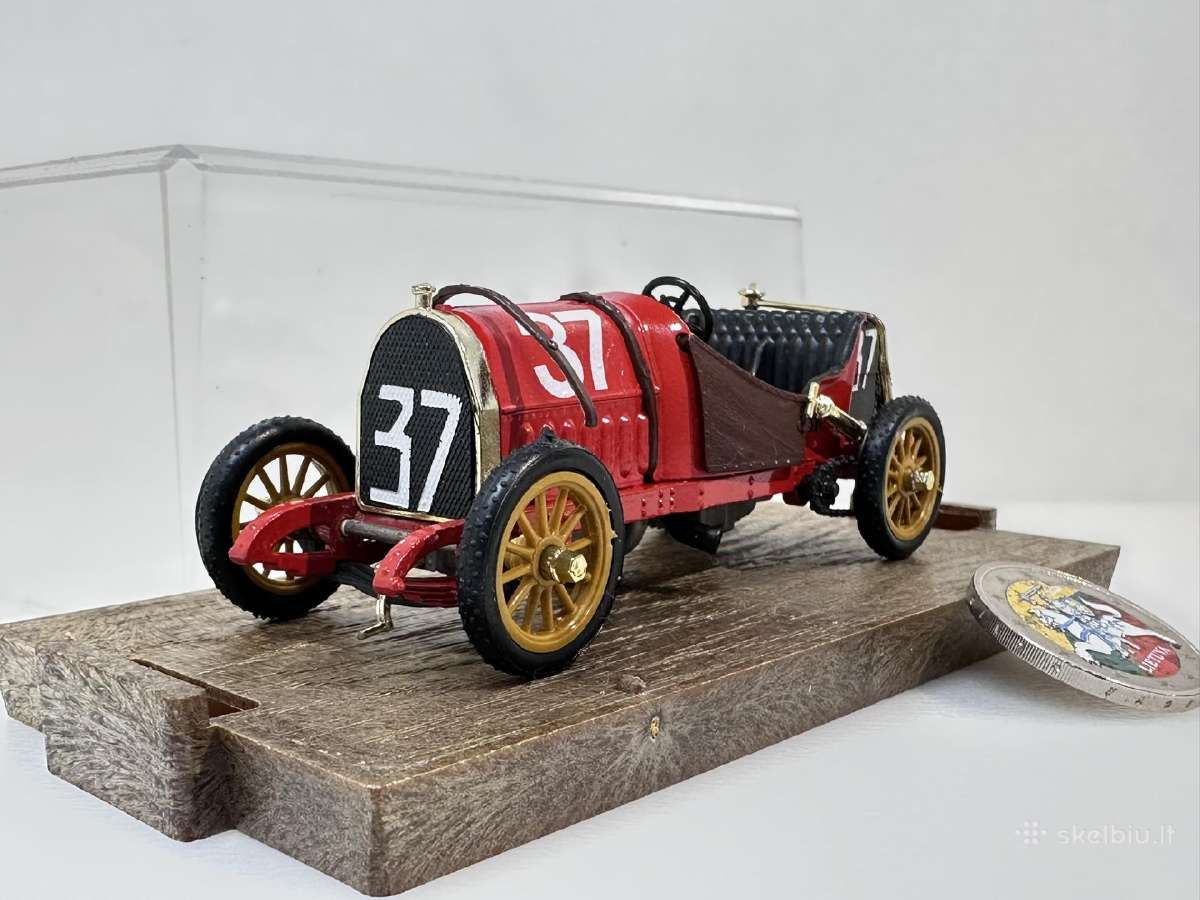 Fiat S.74 190 Hp 1911 #37 raudona 1:43 Brumm - nuotraukos Nr. 3
