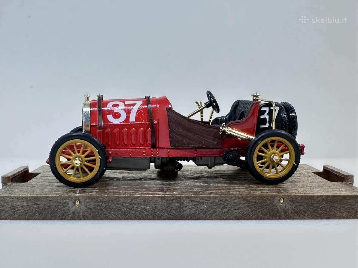 Fiat S.74 190 Hp 1911 #37 raudona 1:43 Brumm - nuotraukos Nr. 4