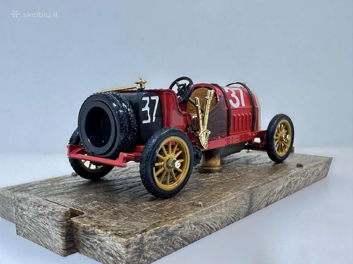 Fiat S.74 190 Hp 1911 #37 raudona 1:43 Brumm - nuotraukos Nr. 5