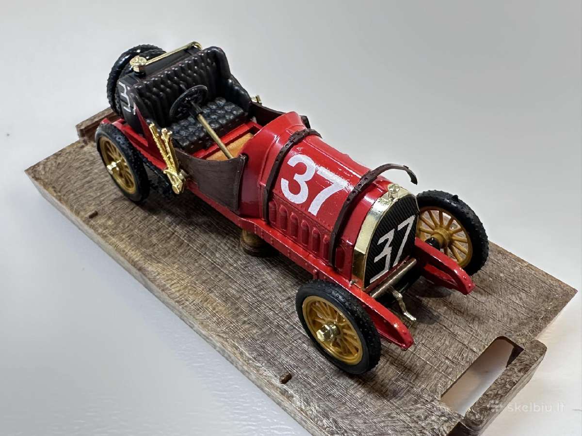 Fiat S.74 190 Hp 1911 #37 raudona 1:43 Brumm - nuotraukos Nr. 6
