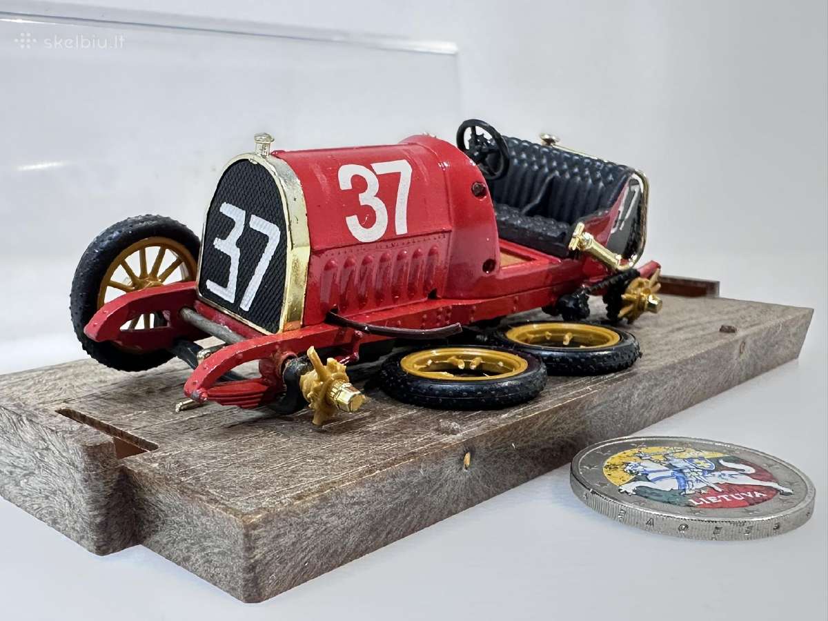 Fiat S.74 190 Hp 1911 #37 raudona 1:43 Brumm Defe