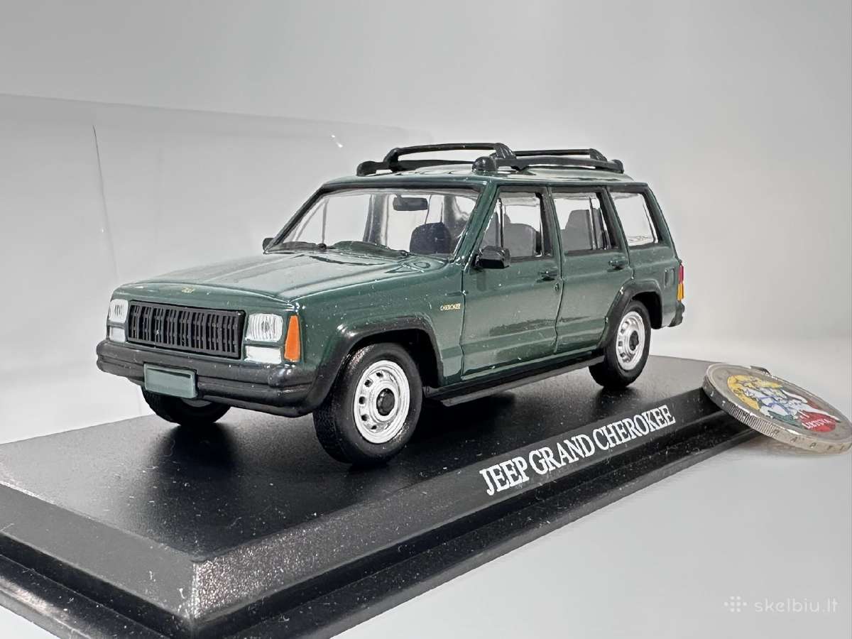 Jeep Grand Cherokee žalia 1:43 Del Prado