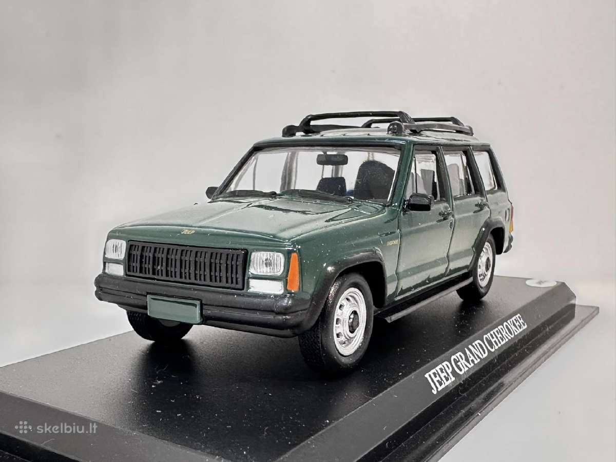 Jeep Grand Cherokee žalia 1:43 Del Prado - nuotraukos Nr. 3