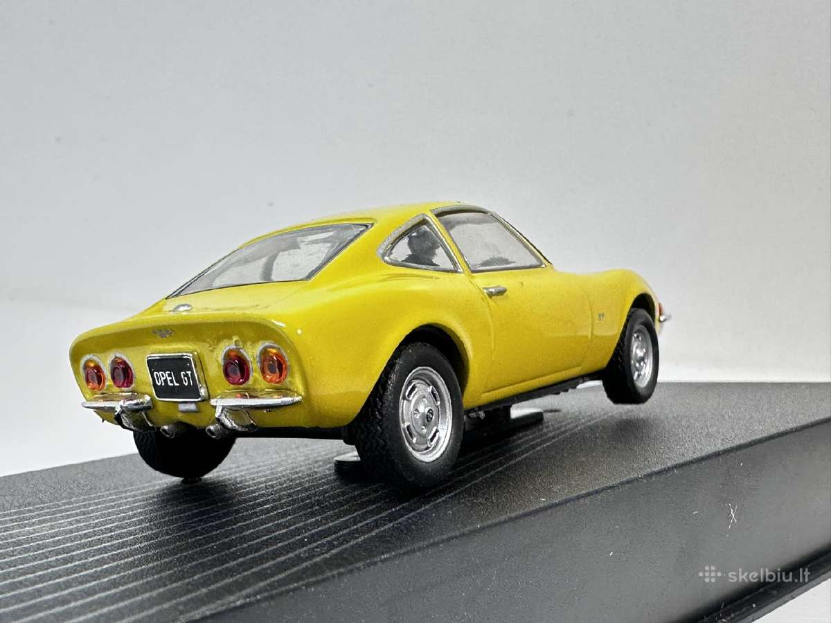 Opel GT geltona 1:43 Eaglemoss Kolekcinis model - nuotraukos Nr. 5