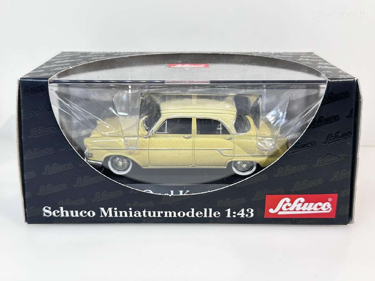 Opel Kapitan 1956 geltona 1:43 Schuco Kolekcini - nuotraukos Nr. 2