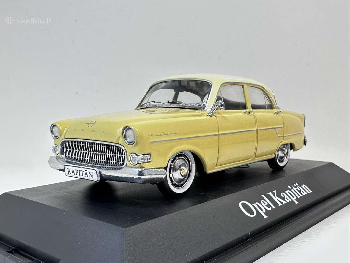 Opel Kapitan 1956 geltona 1:43 Schuco Kolekcini - nuotraukos Nr. 3