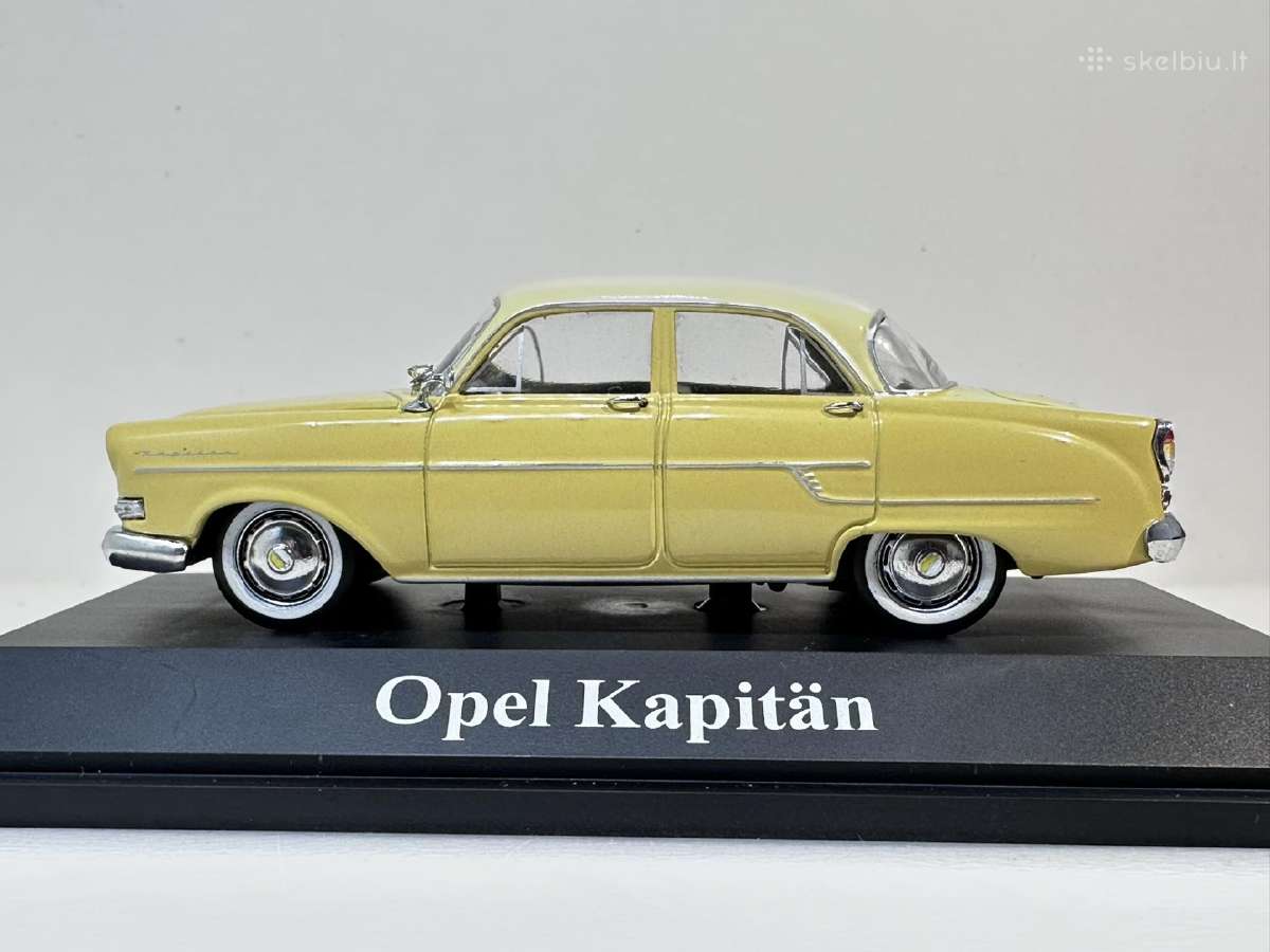 Opel Kapitan 1956 geltona 1:43 Schuco Kolekcini - nuotraukos Nr. 4
