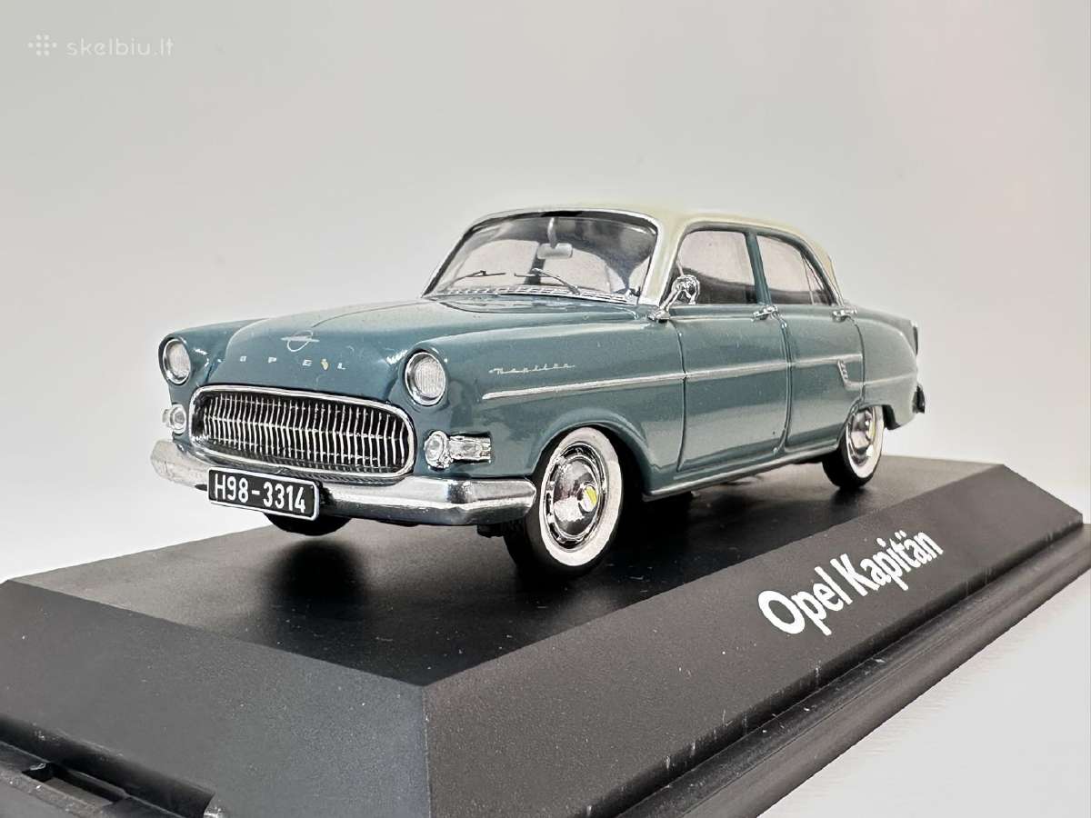 Opel Kapitan 1956 pilkšva 1:43 Schuco Kolekcini - nuotraukos Nr. 3
