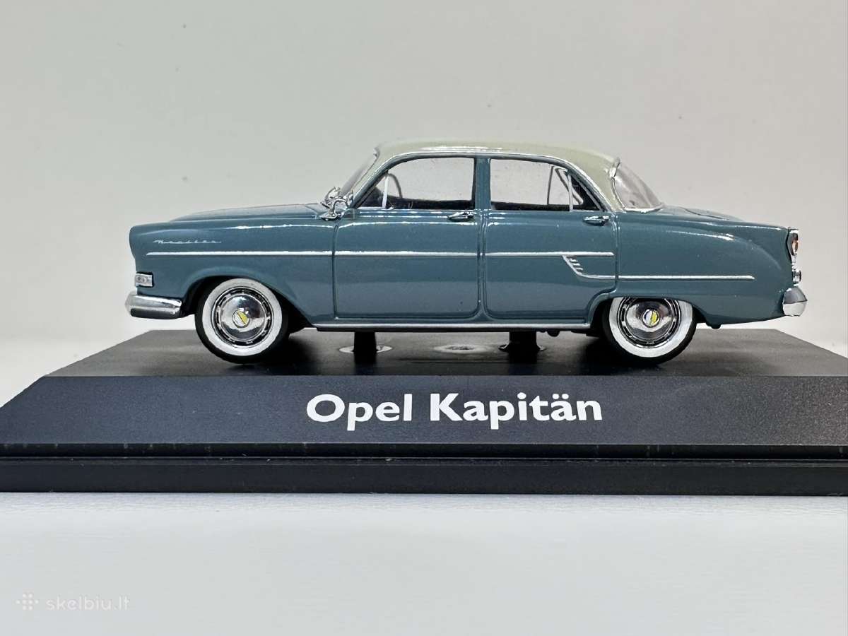 Opel Kapitan 1956 pilkšva 1:43 Schuco Kolekcini - nuotraukos Nr. 4