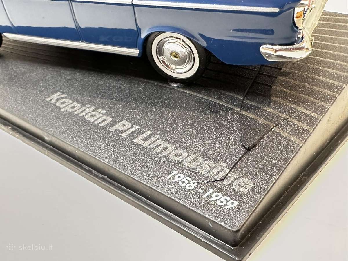 Opel Kapitan Pi Limousine 1958-1959 mėlyna 1:43 Ea - nuotraukos Nr. 7