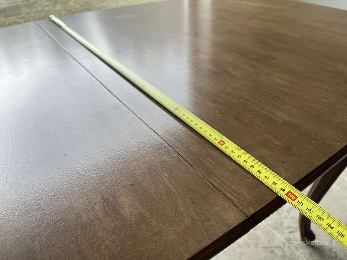 Senovinis stalas,170cm, transformuojasi ir 2 kėdės - nuotraukos Nr. 6