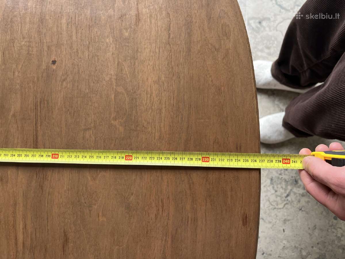 Senovinis stalas,170cm, transformuojasi ir 2 kėdės - nuotraukos Nr. 16