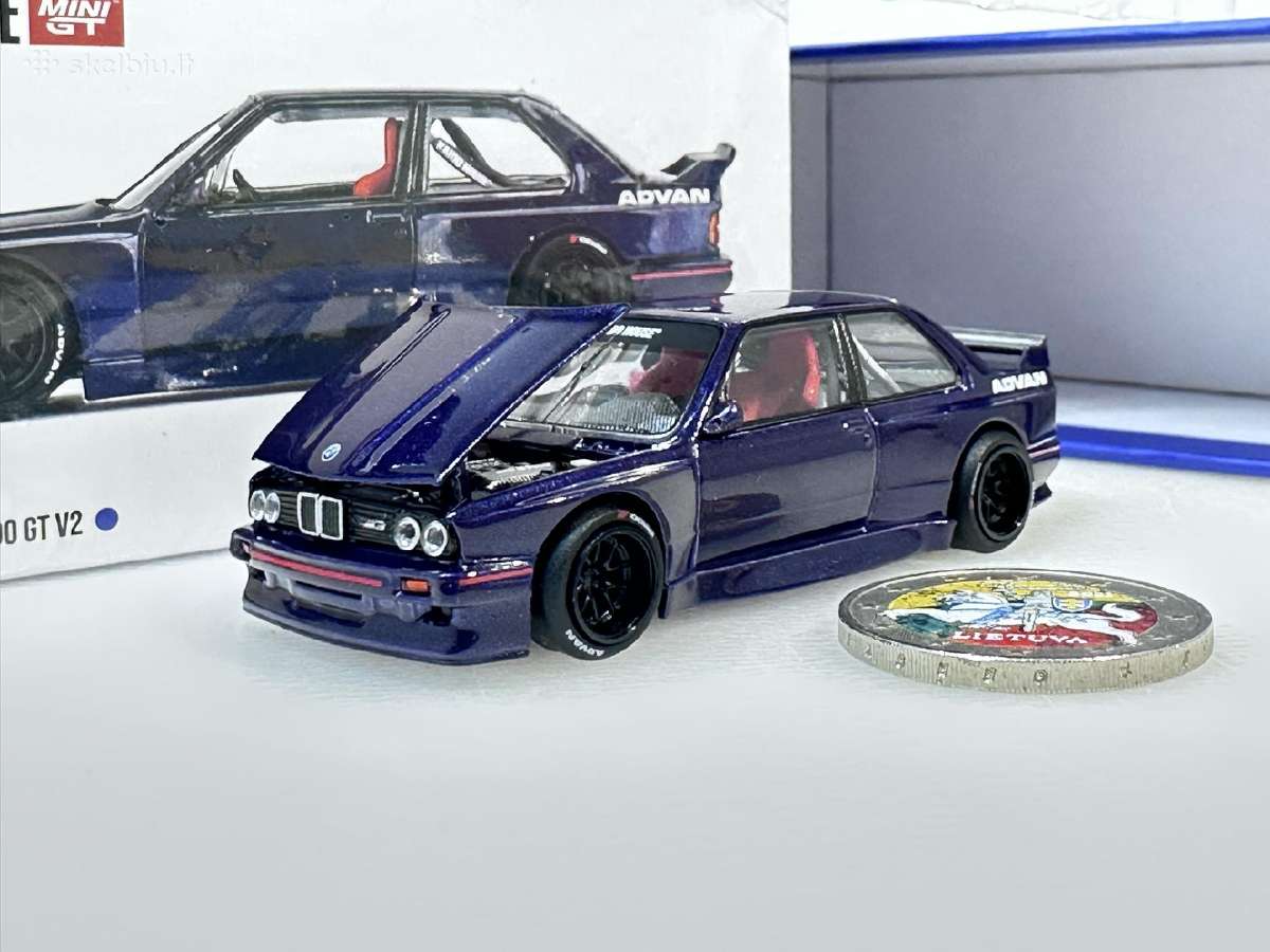 Bmw M3 E30 Kaido GT V2 Purple 1:64 Mini GT Kole