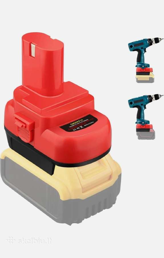 Adapteris skirtas "Dewalt" "Milwaukee" ir "Makita" - nuotraukos Nr. 8