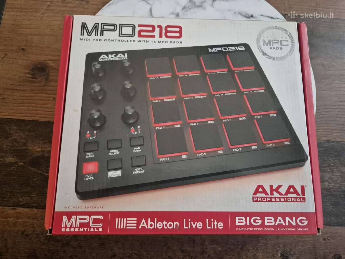 Midi Konrolleris - Akai Professional Mpd218