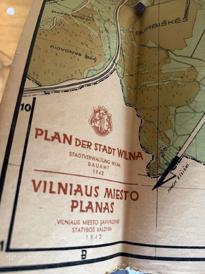 Vilniaus miesto planas 80x60