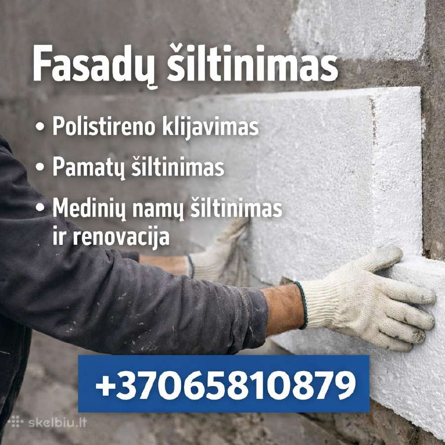 Fasadų šiltinimas