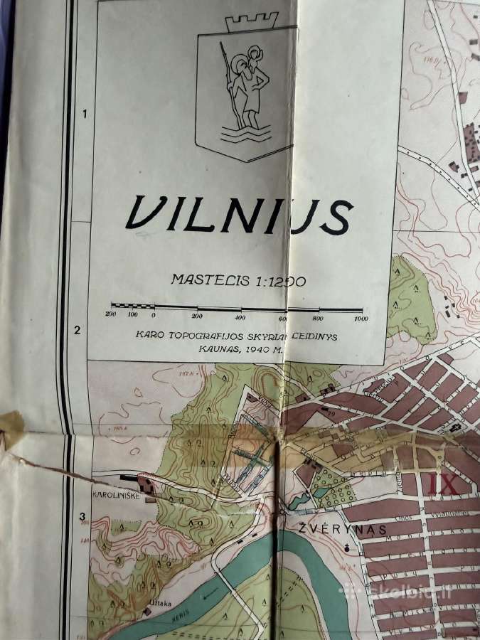 Vilniaus miesto planas retas - nuotraukos Nr. 2