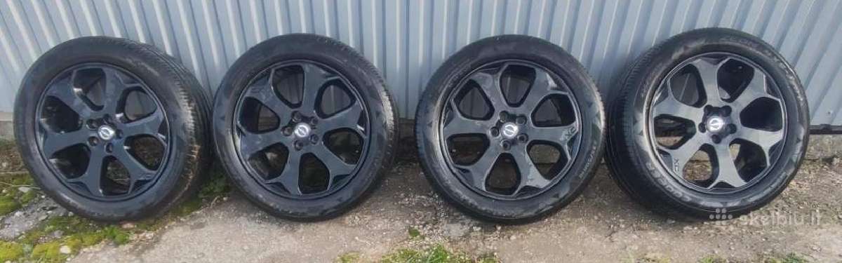 Lengvojo lydinio juodi R18 Volvo ratlankiai