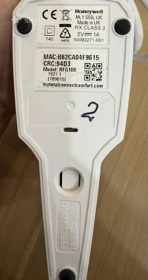 Honeywell WiFi termostatas - nuotraukos Nr. 4