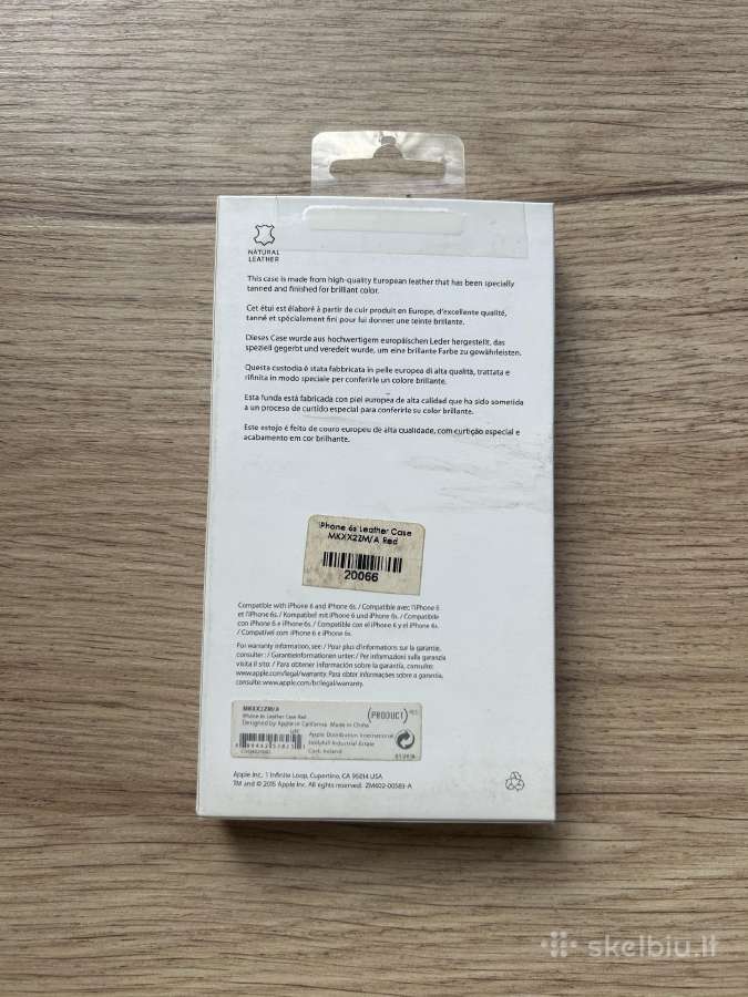 Apple Leather Case iPhone 6s - nuotraukos Nr. 3