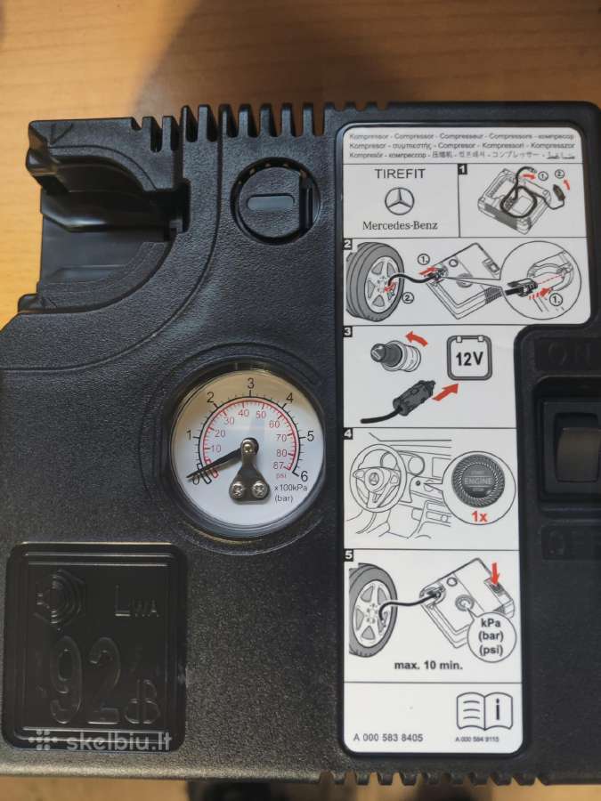 Automobilių kompresoriukas 12v